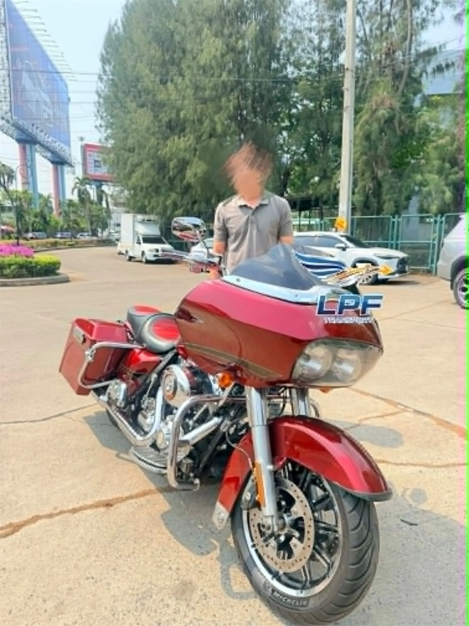 ผลงานขนส่งมอเตอร์ไซค์ LPF Transport